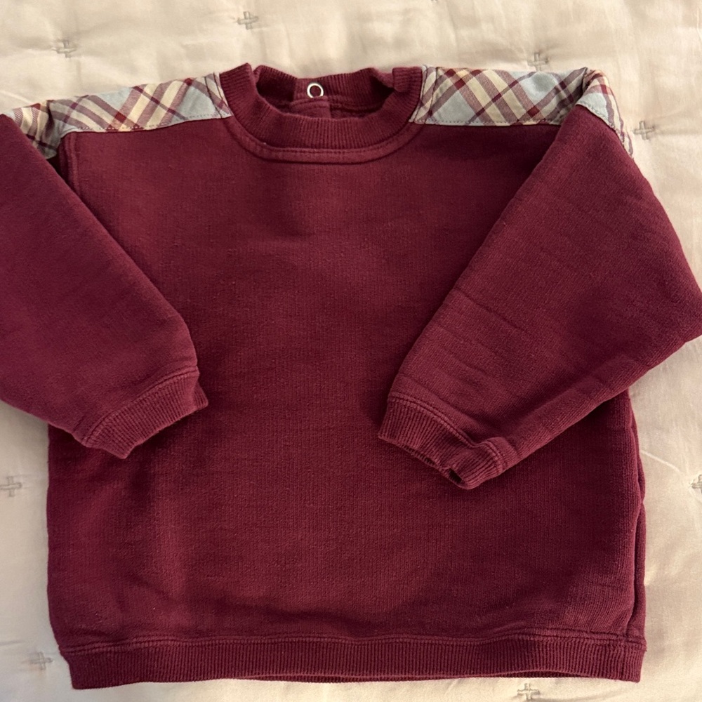 Baby boys Burberry sweatshirt 18 months